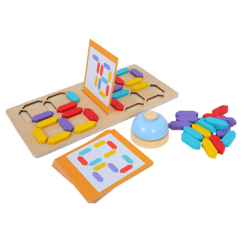 2Sets Kinder Holz Zahlenpuzzle Mit Multicolor Nummern Und Lernbrett 1
