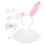 4Sets White Rabbit Costume Accessories Plush Headband Tail Bowtie Tutu 3