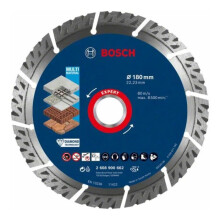 Discos de corte de diamante Expert MultiMaterial 180X22 / 23X2 / 4X12 mm - BOSH - 2608900662