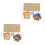 2Sets Kinder Holz Zahlenpuzzle Mit Multicolor Nummern Und Lernbrett 4