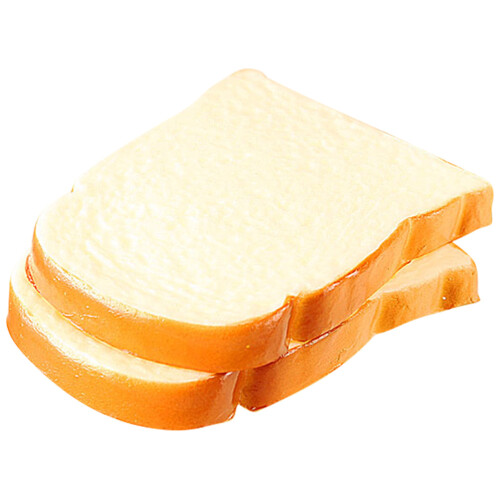 4Stk Künstliches Toast Modell PU Lifelike