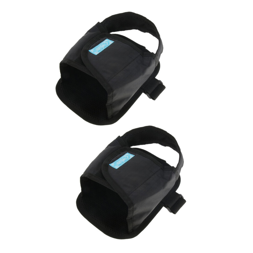 1 Pair Wheelchair Safety Restraint Shoes Footstrap Cushion Pedal Clip
