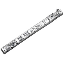 3Stk Vintage Metall Stock Anhänger Für Herren Halskette DIY Silber