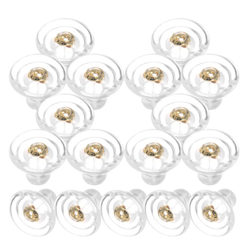 50Pcs Clear Silicone Earring Backs Soft Material Heavy Earring Support 2