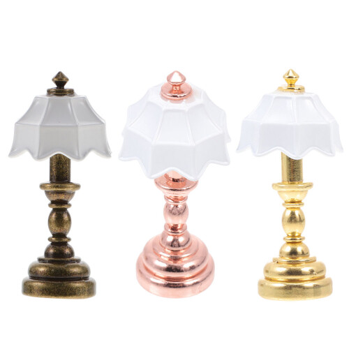 12Stk LED Lampe Metall Mini Möbel Modell Minihaus
