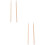 2Pcs Wooden Drumsticks Light Yellow Heavy Duty Drum Sticks 6