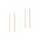2Pcs Wooden Drumsticks Light Yellow Heavy Duty Drum Sticks 4