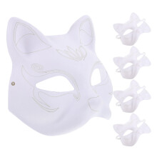 20Stk Papiermasken, DIY Maske Für Halloween Und Frauen-Partys