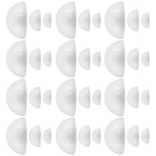 600Pcs Lightweight Polystyrene Half Sphere Foam Balls for Creative DIY