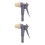 2Pièces Ensemble Pistolet À Mortier Compact Pour Application Céramique 6