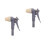 2Pièces Ensemble Pistolet À Mortier Compact Pour Application Céramique 5