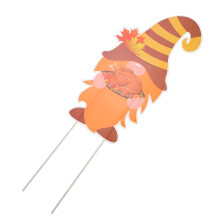 2Pcs Multi-Color Thanksgiving Outdoor Lawn Stake Signs