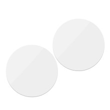 4Pièces Photo Acryliques Argentés Accessoire Décor Compact