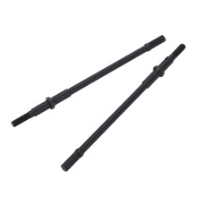 Rear Driveshaft Assembly for SCX10 PRO RC Cars, Steel CVD Shaft High Strength Hardened Steel Driveshaft with Beveled Edges and Black Hard Coating, Upg