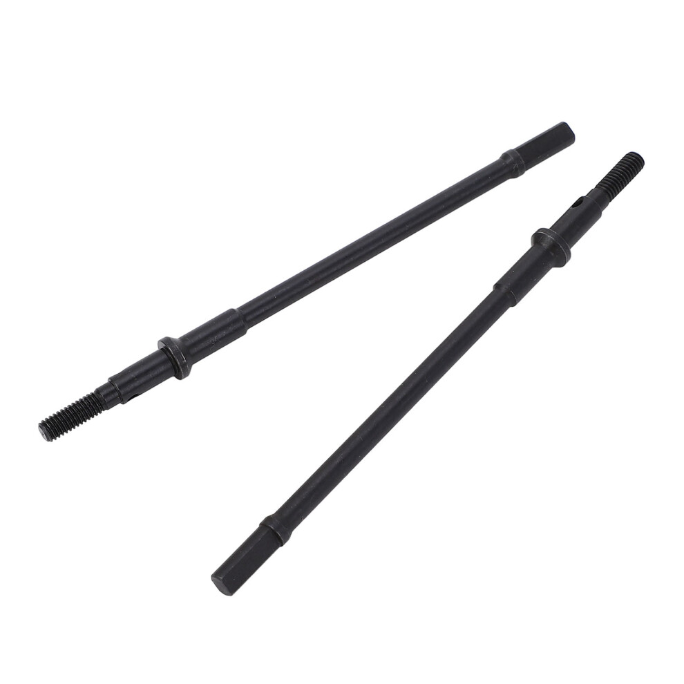 Rear Driveshaft Assembly For Scx10 Pro Rc Cars, Steel Cvd Shaft High Strength Hardened Steel Driveshaft With Beveled Edges And Hard Coating, Upg Black 9093122771201