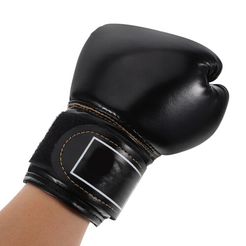 2Paires En PU Noir Pour Karaté Mma 2