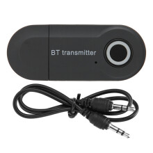 Bluetooth Audio Adapter Wireless Stereo Converter With Anc Noise Cancellation And Enhanced Signal Circuit Plug And Play Compatibility For All Devices