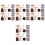 8Ensembles Outils Mini Décoratifs Plastique Bois Assortis 5