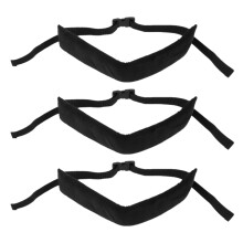 3Pièces Harnais Repas Bébé Portable Noir Pour Chaise Voyage