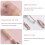 1Ensemble Brosse Nettoyage Rose Long ABS Nylon 7