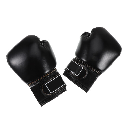 2Paires En PU Noir Pour Karaté Mma