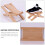 Bois Beige Guitare Pliable Avec Espace Confortable 5