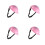 4Pièces Casques De Rose Pour Poupées 18" Jeu D'imagination 4