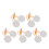 20Paires Accessoires Couture Boutons Toggle Corne Pour Vestes Pulls 3