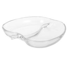 2Pièces Bol Verre Transparent Décoratif Forme Pomme Bol Fruits Noël