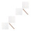 2Ensembles Ensemble Embossage Cuir Lettres Chiffres Assortis Rétro Portable 5