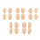 10Paires Coussinets Pectoraux Silicone Réutilisables 3