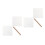 2Ensembles Ensemble Embossage Cuir Lettres Chiffres Assortis Rétro Portable 4