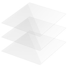 12Pcs Acrylic Shelf Dividers for Supermarket and Home Storage