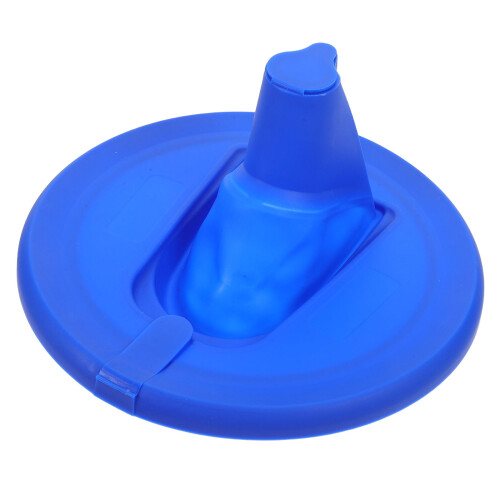 2Pièces Couvercle Seau Bleu Tpr Réutilisable Antigoutte Pour 2