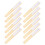 48Pcs Durable White Chinese Folding Fans Bamboo Paper Handheld Props 2