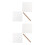 2Ensembles Ensemble Embossage Cuir Lettres Chiffres Assortis Rétro Portable 3