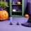 60Pcs Multi Color Felt Mini Halloween Witch Hat Bottle Toppers 8
