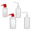 8Pcs Assorted Color Empty Shampoo Bottles Hair Care Liquid Storage 2
