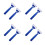8Pcs Blue Folding Back Lotion Applicator with Sponge for Use 6