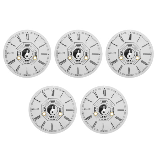 5Pcs Sturdy Plastic Clock Parts Replacement for Home Clock Dial Repair 2