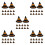 60Pcs Multi Color Felt Mini Halloween Witch Hat Bottle Toppers 5