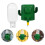 2Pcs Hanging Cactus Plastic Bird Water Dispenser Automatic Cage Feeder 9