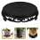 4Pcs Versatile Black Planter Saucers with Overflow Protection 11