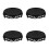 4Pcs Versatile Black Planter Saucers with Overflow Protection 7