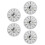5Pcs Sturdy Plastic Clock Parts Replacement for Home Clock Dial Repair 9