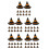 60Pcs Multi Color Felt Mini Halloween Witch Hat Bottle Toppers 4