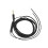 3Pcs Low Noise Black Headphone Wire with Volume Control for DIY Use 10