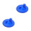 2Pièces Couvercle Seau Bleu Tpr Réutilisable Antigoutte Pour 6