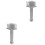 2Pcs Ergonomic Silver Meat Tenderizer Needle for Beef and Pork 3