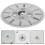 5Pcs Sturdy Plastic Clock Parts Replacement for Home Clock Dial Repair 10